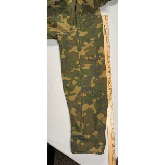 Gap Adult Large Camouflage woodland Sherpa lined jacket coat hooded Field chore - Picture 13 of 15